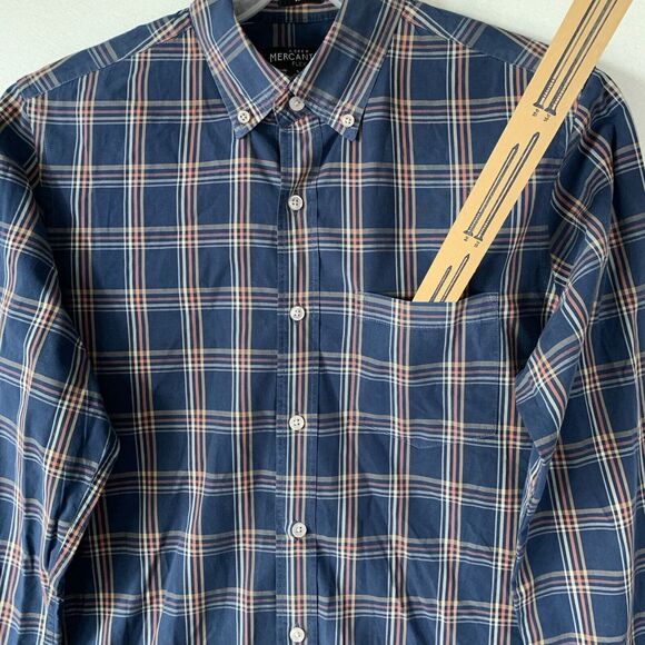 J Crew Mercantile Flex Shirt Men Small Slim Button Down Casual Corpcore Work - Picture 10 of 10